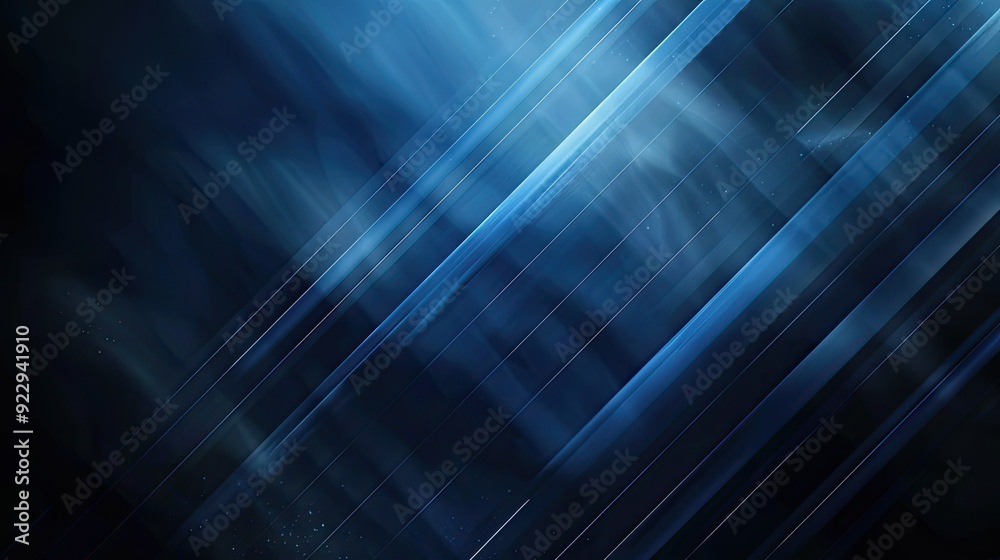 Abstract blue background with diagonal lines and mist, vector illustration, simple design, dark color palette, high resolution, professional photograph Abstract blue background with diagonal lines and mist, vector illustration, simple design, dark color palette, high resolution, professional photograph