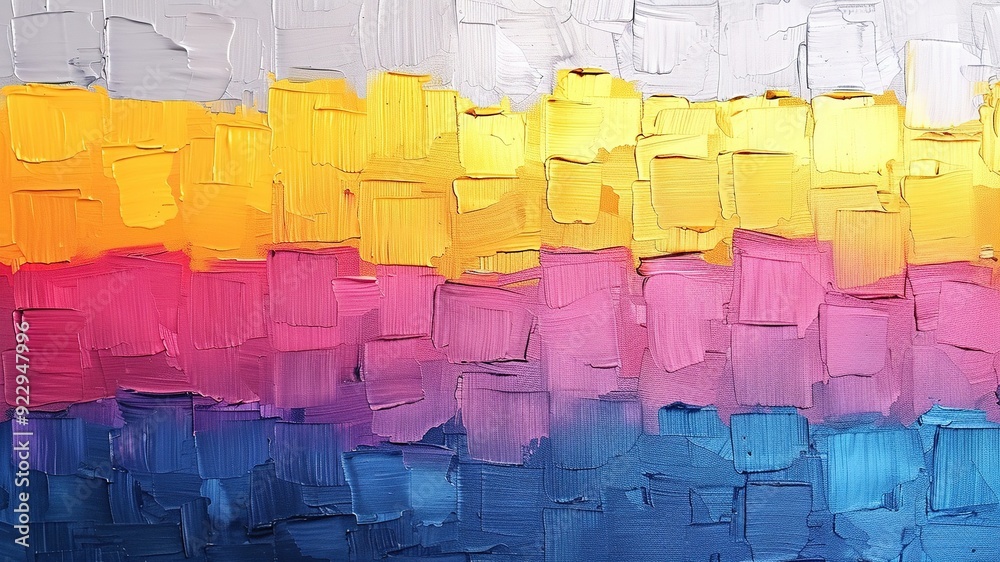 abstract oil painting vivid colors gold, blue, white, pink abstract oil painting vivid colors gold, blue, white, pink