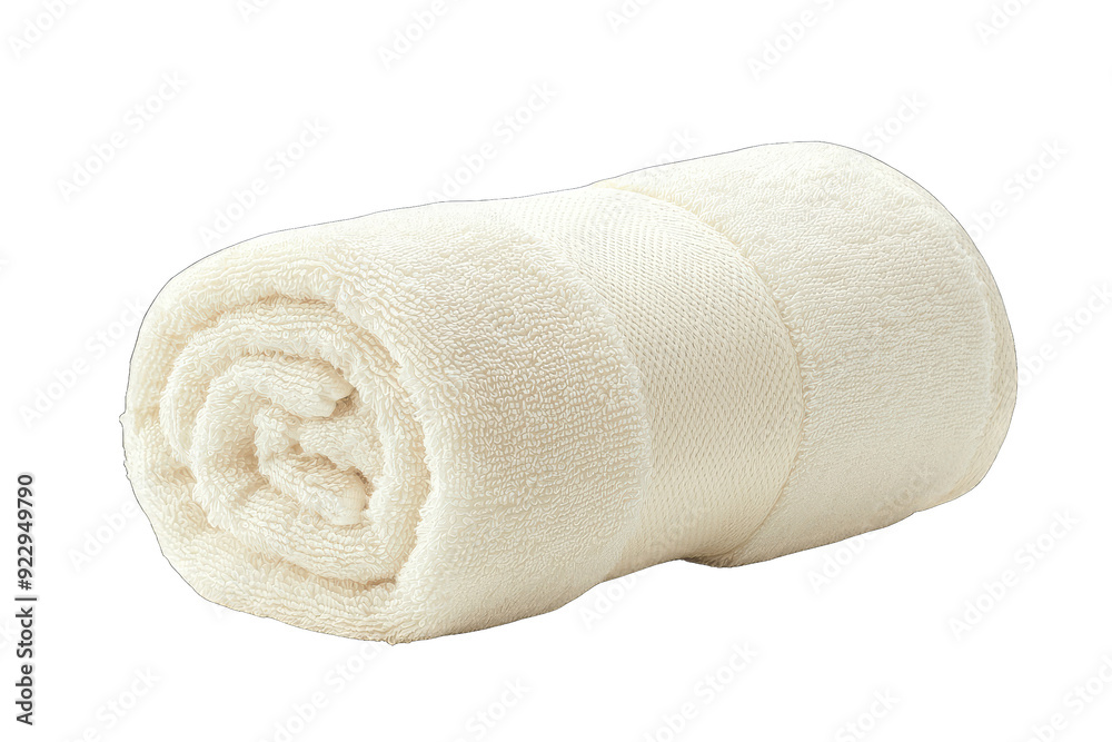 A soft, rolled towel, perfect for bath or spa use, showcasing comfort and cleanliness in a minimalist design. A soft, rolled towel, perfect for bath or spa use, showcasing comfort and cleanliness in a minimalist design.