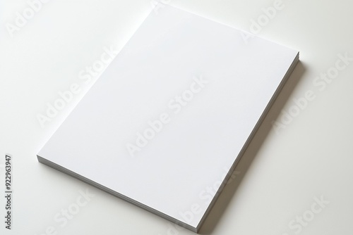 Blank A4 Paper Mockup on Isolated Background created with Generative AI