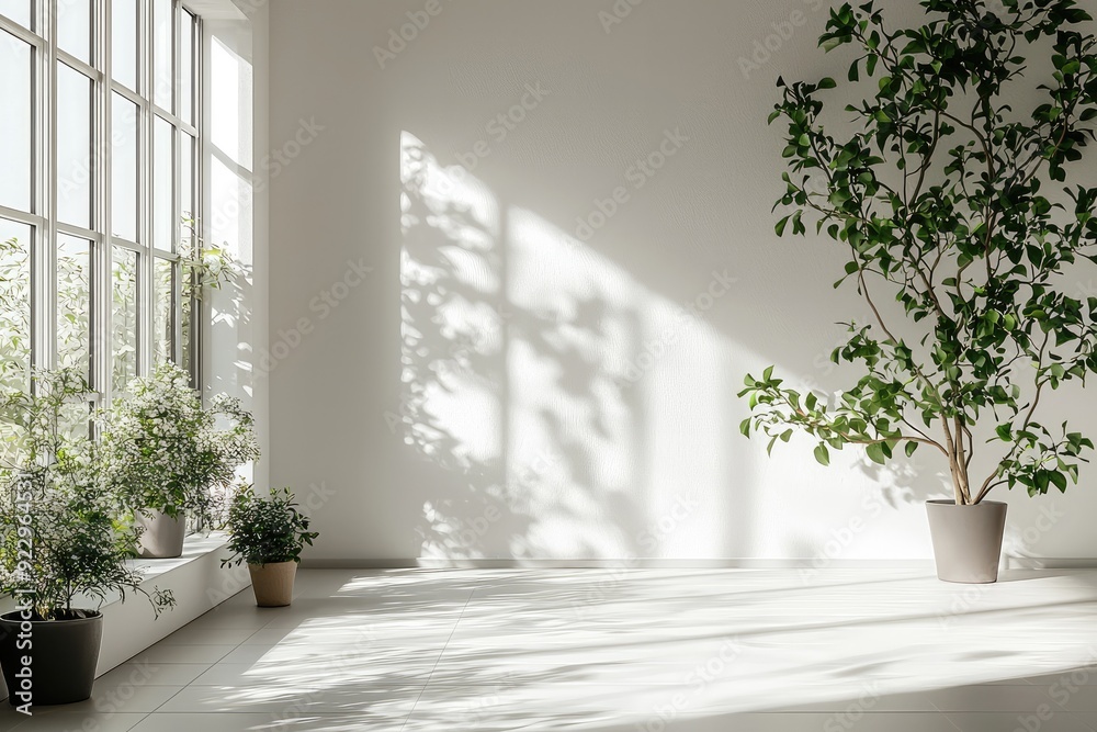 Bright Minimalistic Interior with Natural Light Bright Minimalistic Interior with Natural Light