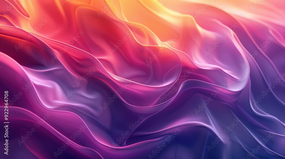 Fototapeta premium Design a vibrant gradient effect as a background, showcasing sharp details and smooth transitions for a modern conceptual design