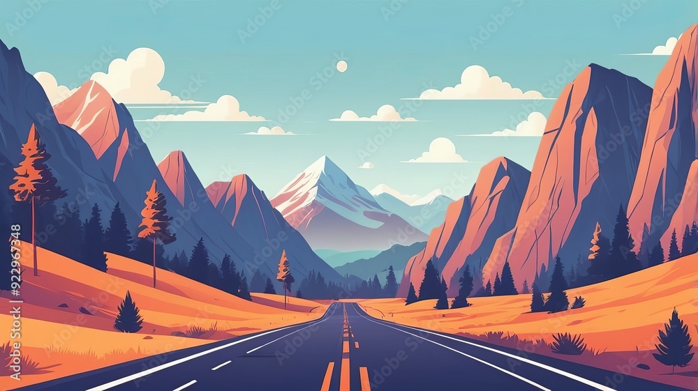 road to the mountains