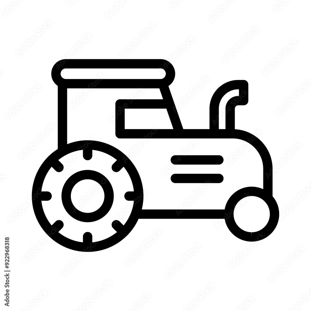 25 tractor line icon illustration vector graphic 25 tractor line icon illustration vector graphic
