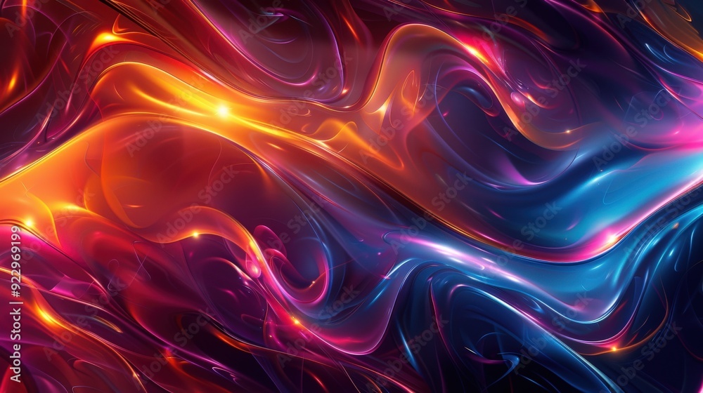 Generate an image of a modern abstract background using vector art, showcasing vibrant gradients and sleek design elements Generate an image of a modern abstract background using vector art, showcasing vibrant gradients and sleek design elements
