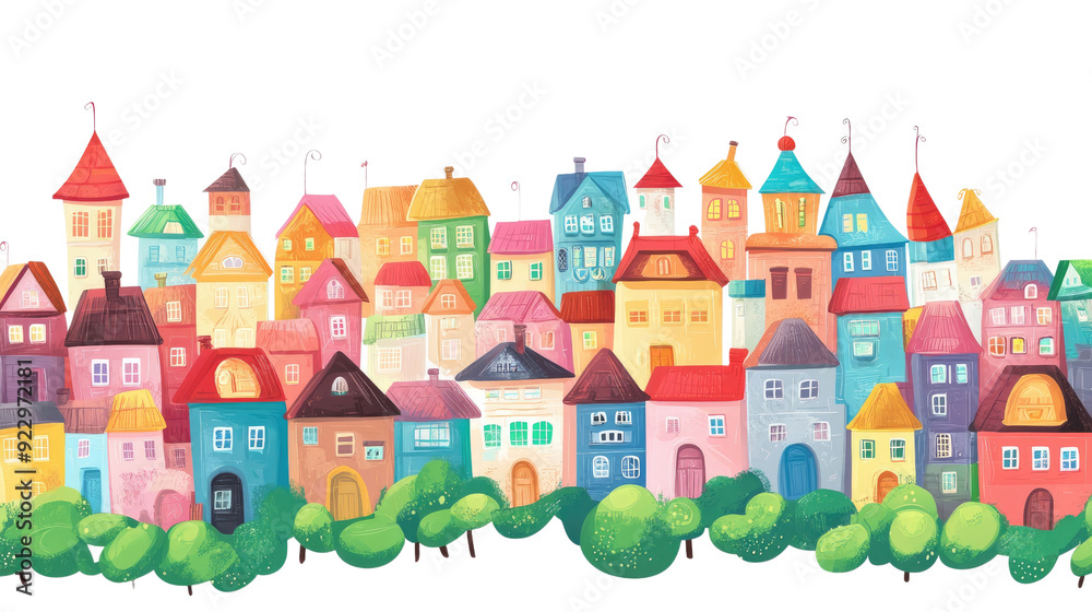 colorful city transparent background colorful city transparent background