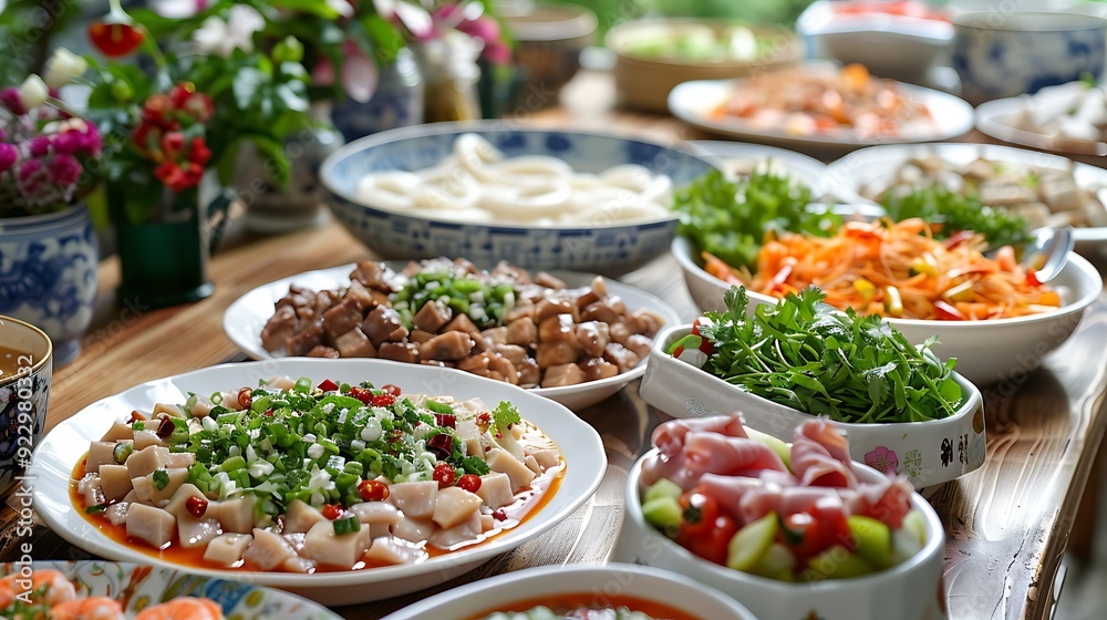 Assorted dishes Assorted dishes