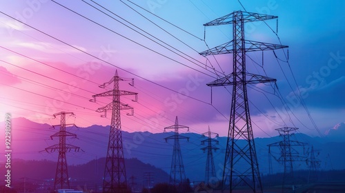 High-tech energy system with a sparkling infrastructure framework,luminous energy management