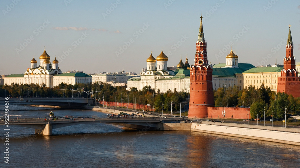 Obraz premium Moscow, Russia View 