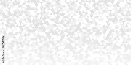 Abstract geometric creative pattern gray and white diamond Polygon Mosaic triangle luxury business design, and corporate background. 