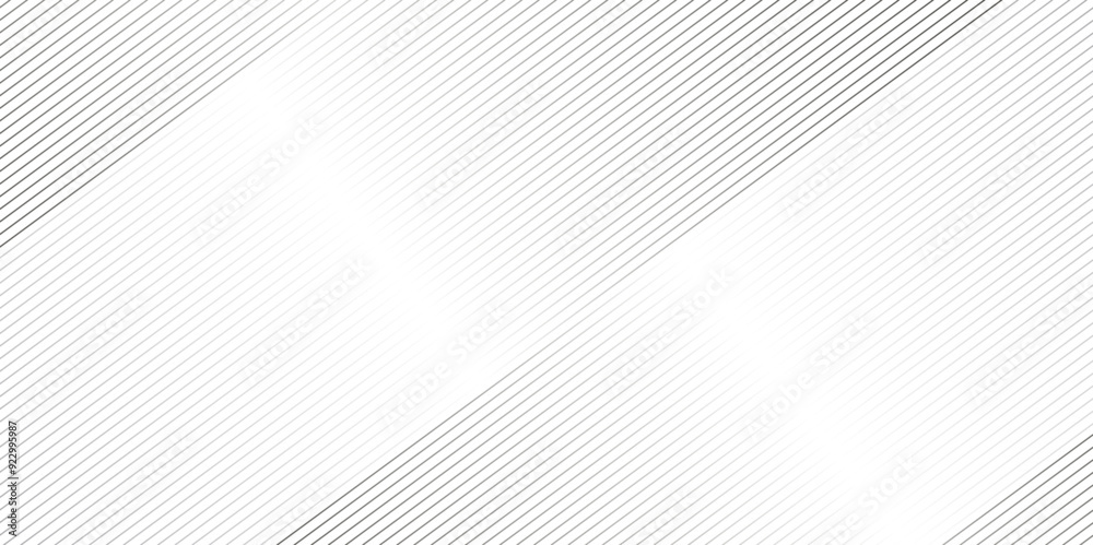 Fototapeta premium Vector gradient gray line abstract pattern Transparent monochrome striped texture, minimal background. Abstract background wave line elegant white striped diagonal line technology concept web texture.
