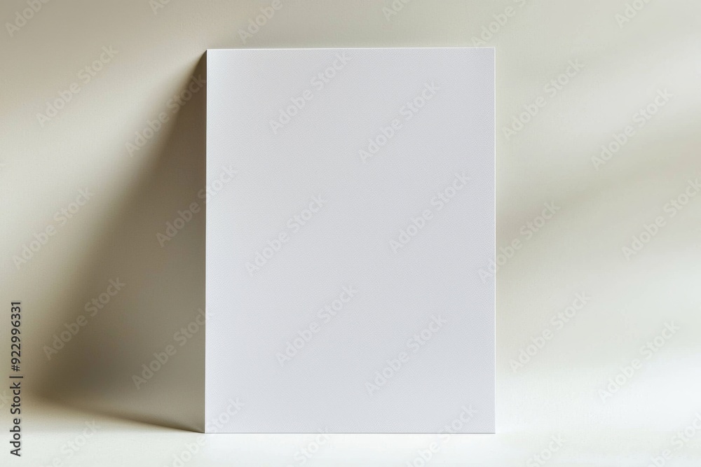 Blank A4 Paper Mockup on Isolated Background created with Generative AI