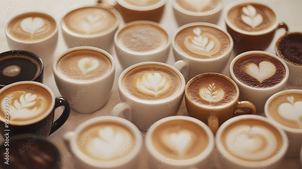 Cup of coffee with dessert and coin Cup of coffee with dessert and coin