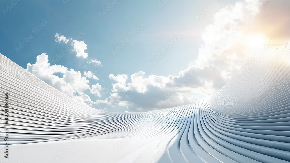 Naklejka premium background with sky