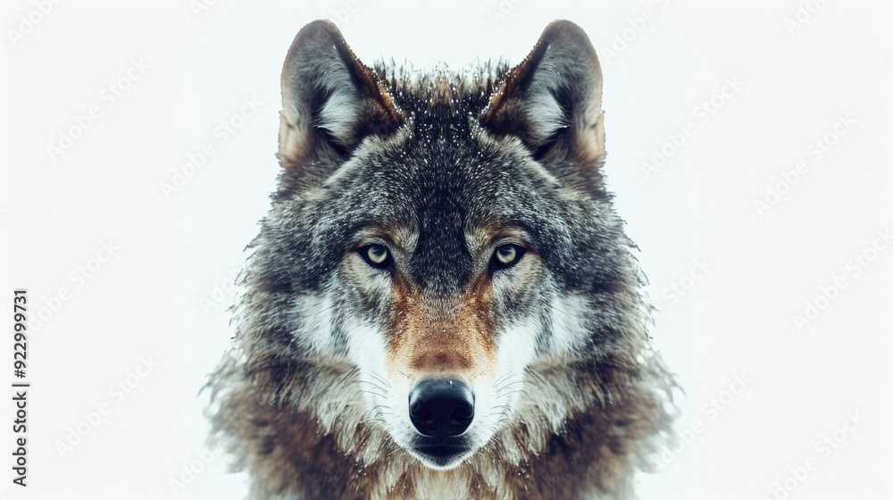 Fototapeta premium Wolf in the Snow