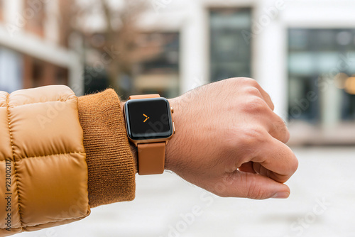 Shoppers Comparing Smartwatches on Black Friday photo