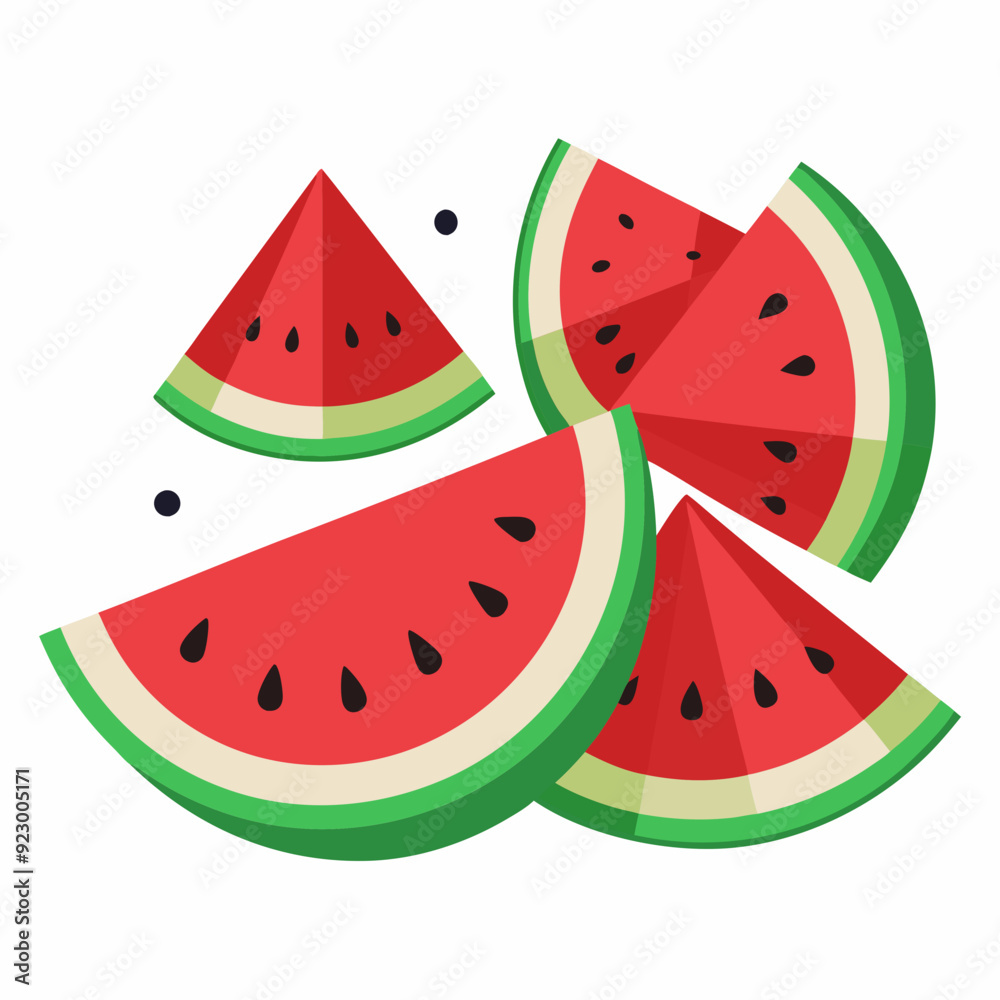 Watermelon Slices art vector illustration Watermelon Slices art vector illustration