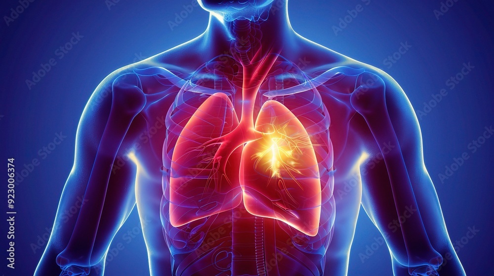 Medical Attention Scenario Depicts an Individual Experiencing Chest Pain, Seeking Urgent Care and Assessment from a Concerned Healthcare Professional. Medical Attention Scenario Depicts an Individual Experiencing Chest Pain, Seeking Urgent Care and Assessment from a Concerned Healthcare Professional.
