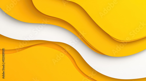 Vibrant yellow abstract background with playful textures. Modern flat design perfect for adding a pop of color to your projects.