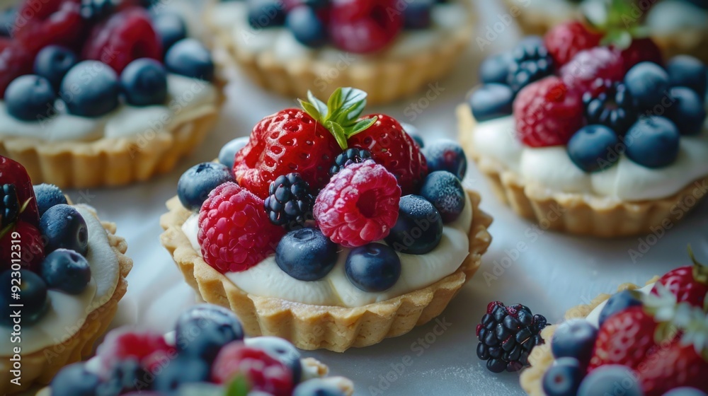 Fruit Pastry Close Up