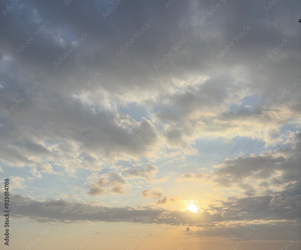 Obraz premium sunset over the sea