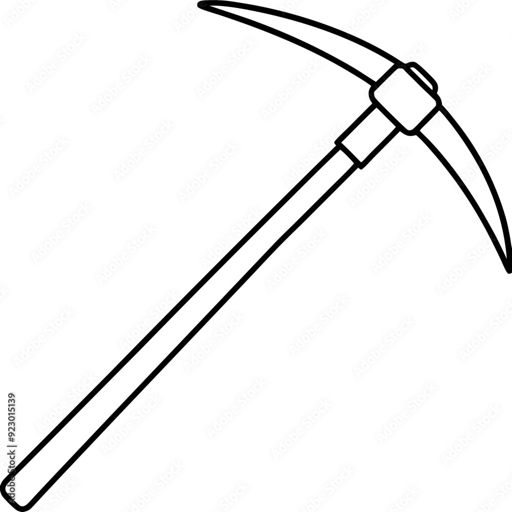 Pickaxe art vector illustration Pickaxe art vector illustration