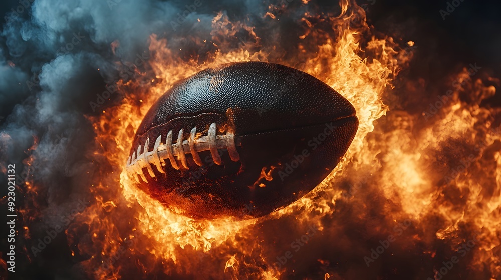Burning Passion Football in Flames. Burning Passion Football in Flames.