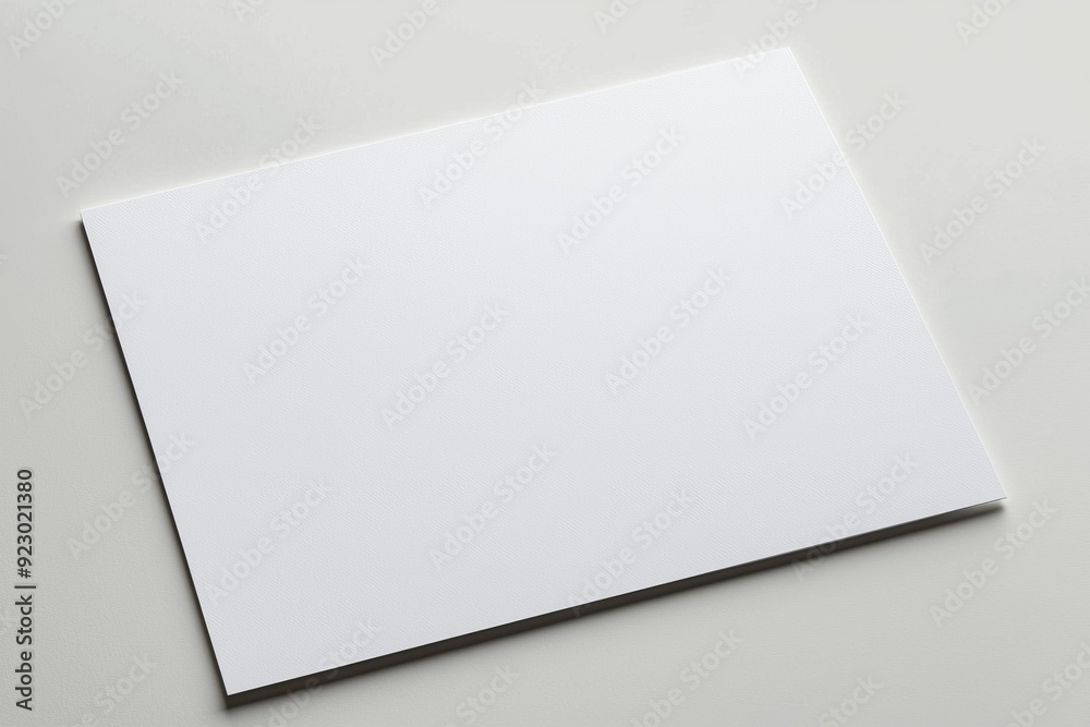 Blank A4 Paper Mockup on Isolated Background created with Generative AI Blank A4 Paper Mockup on Isolated Background created with Generative AI