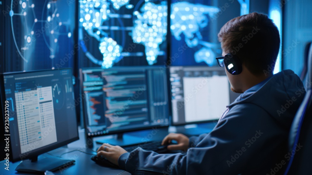 Malware threat detection system in action, malware, cyber forensics Malware threat detection system in action, malware, cyber forensics
