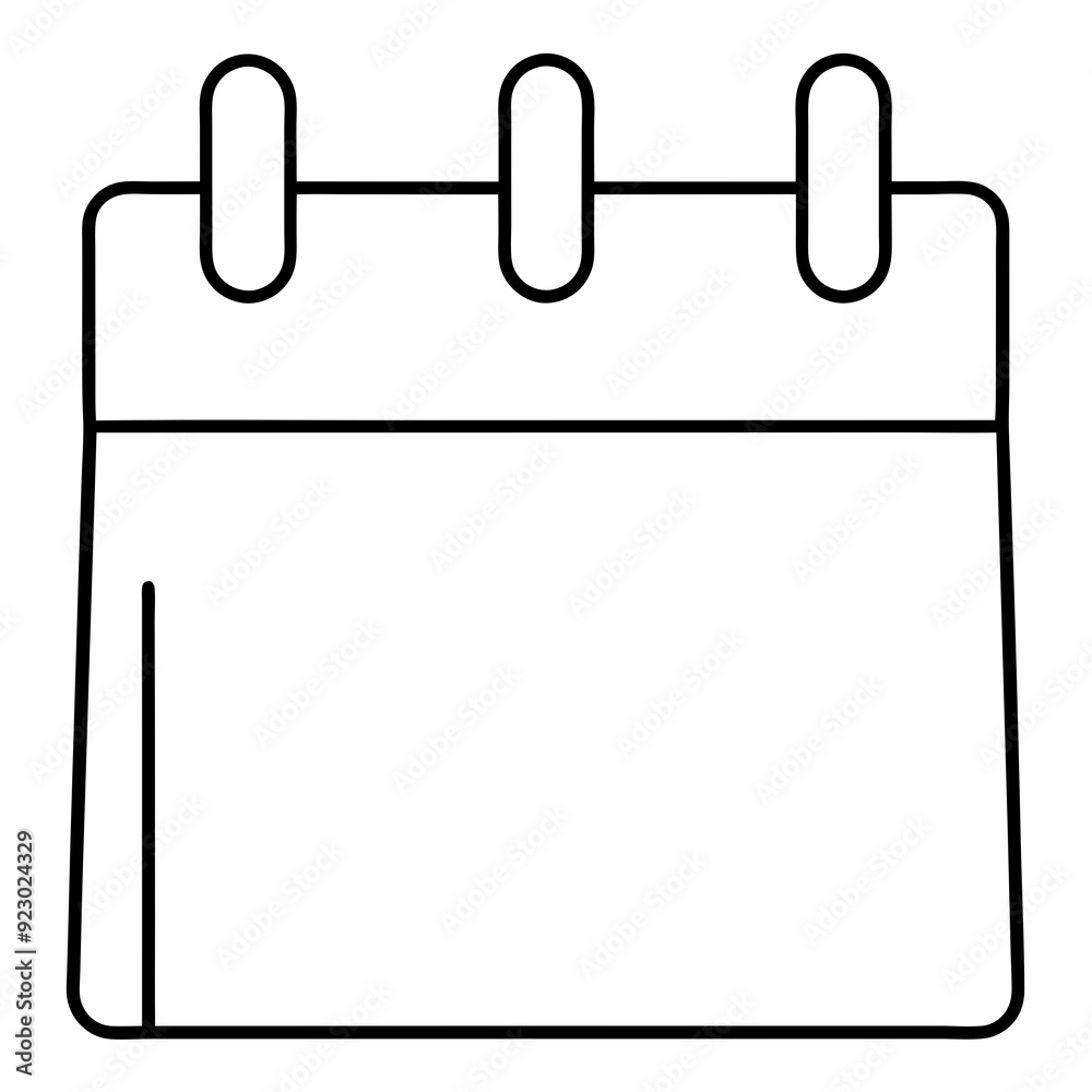 Calendar art vector illustration