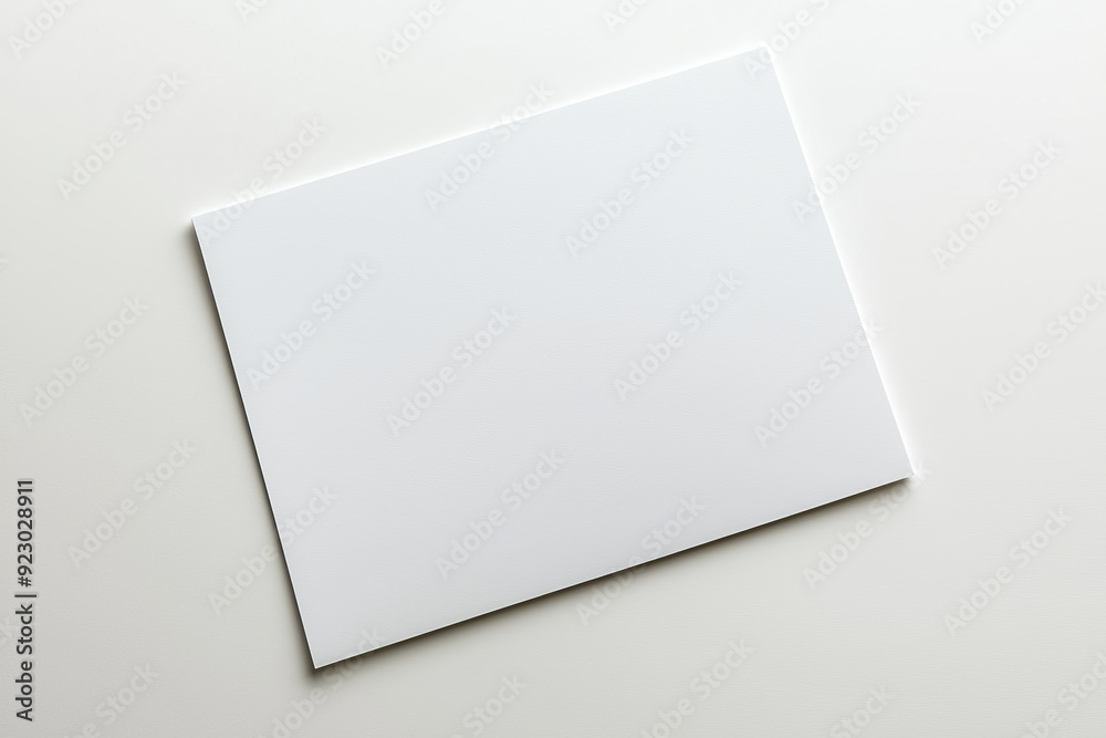 Blank A4 Paper Mockup on Isolated Background created with Generative AI Blank A4 Paper Mockup on Isolated Background created with Generative AI