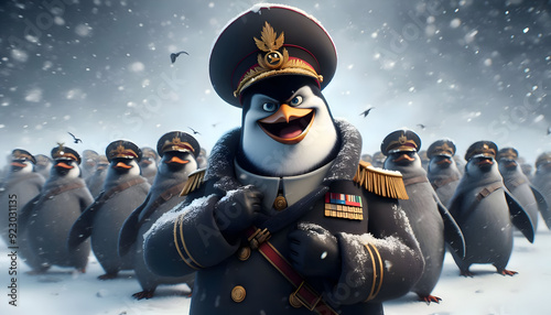 Penguin Army Chief Animation photo