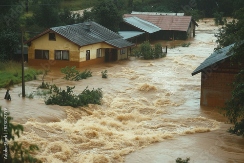 Devastating Flash Flood Swallows Rural Arkansas Landscape in Chaos
