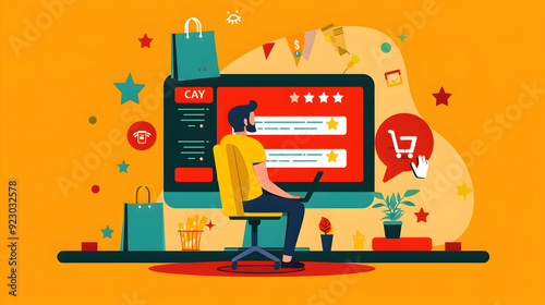 Fake Online Reviews: An image showing how fraudsters create fake online reviews to deceive consumers and manipulate their purchasing decisions