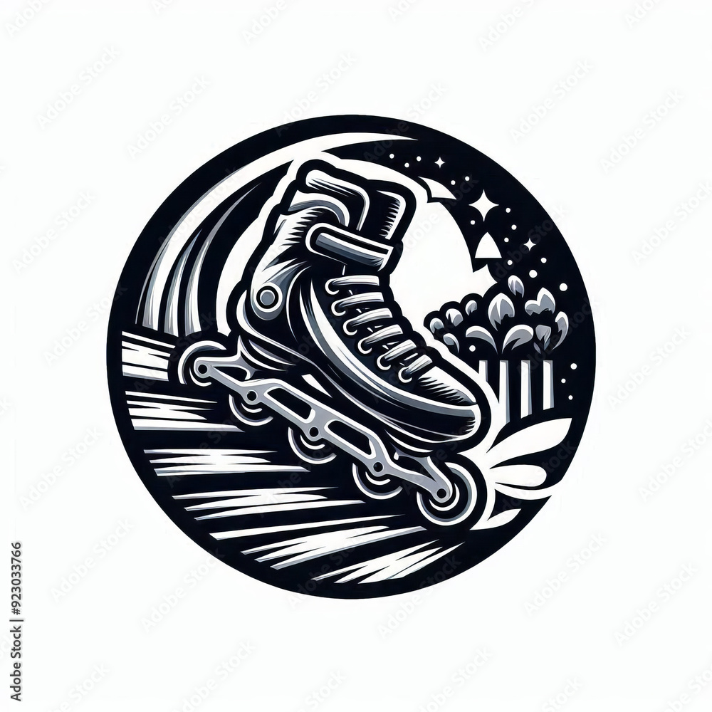 logo club rollerblade, vector, editing logo club rollerblade, vector, editing