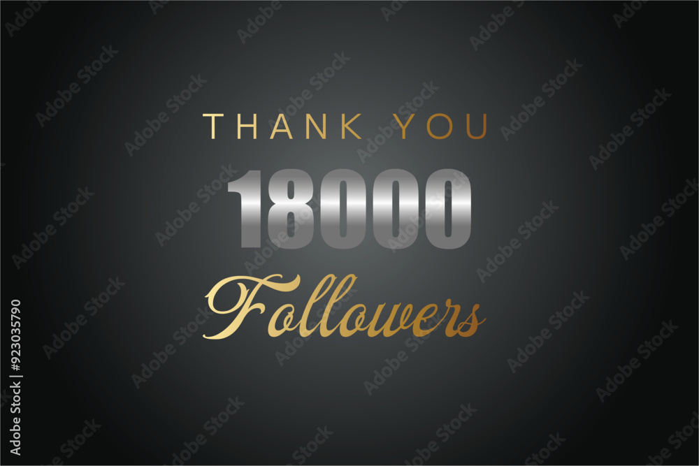 18000 OR 18K followers celebration. Thank you 18000 followers congratulation template banner. banner for social 18K friends and followers. celebrate subscribers and followers.
18000 OR 18K followers celebration. Thank you 18000 followers congratulation template banner. banner for social 18K friends and followers. celebrate subscribers and followers.