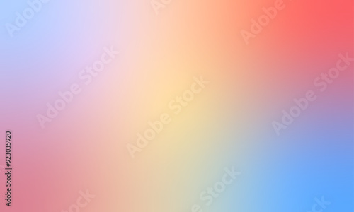 Smooth and blurry colorful gradient mesh background. Modern bright rainbow colors. Soft colored vectors Premium quality.