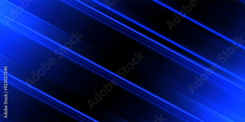 abstract blue and black are light pattern with the gradient is the with floor wall metal texture soft tech diagonal background black dark clean modern. vector illustration