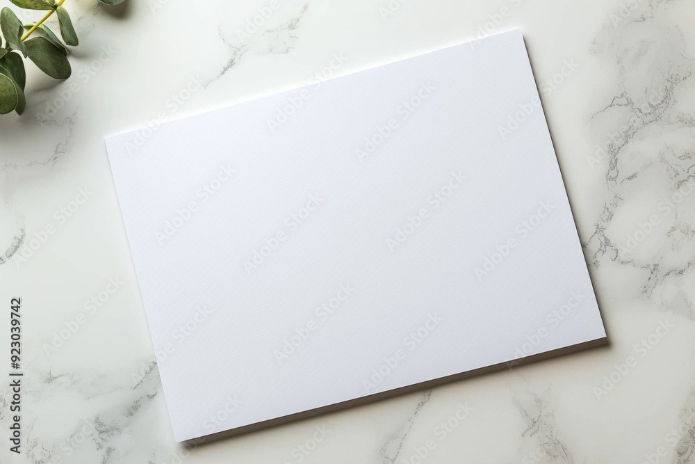 Blank A4 Paper Mockup on Isolated Background created with Generative AI Blank A4 Paper Mockup on Isolated Background created with Generative AI