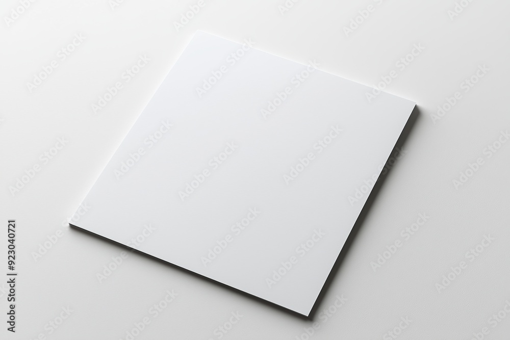 Blank A4 Paper Mockup on Isolated Background created with Generative AI Blank A4 Paper Mockup on Isolated Background created with Generative AI