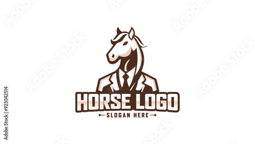 Elegant horse logo icons. Royal stallion symbol design. Equine stables sign. Equestrian brand emblems. Vector illustration