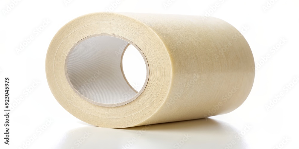 Roll of masking tape on white background , adhesive, tape, painter, DIY, repair, home improvement, tools, supplies Roll of masking tape on white background , adhesive, tape, painter, DIY, repair, home improvement, tools, supplies
