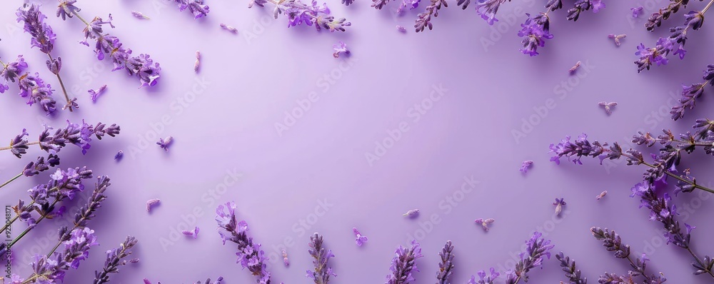 Lavender Floral Frame Lavender Floral Frame
