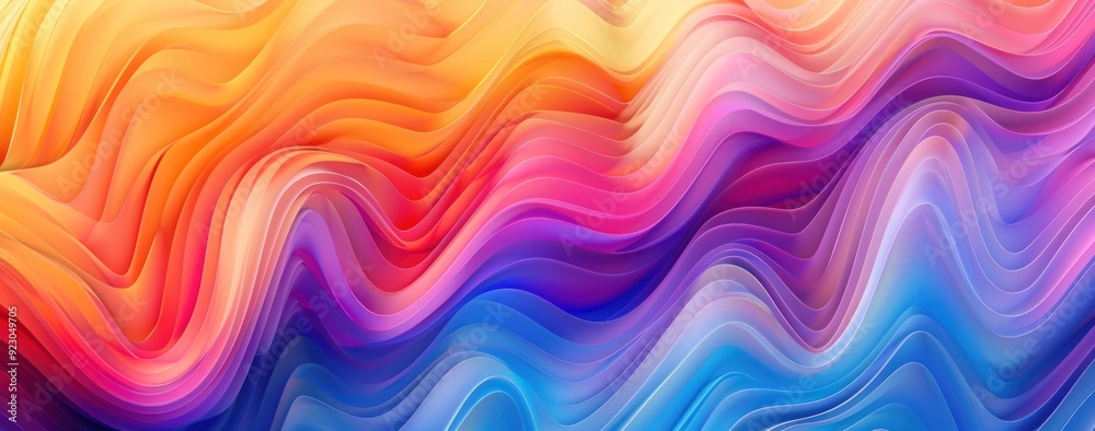 Abstract Colorful Waves Abstract Colorful Waves