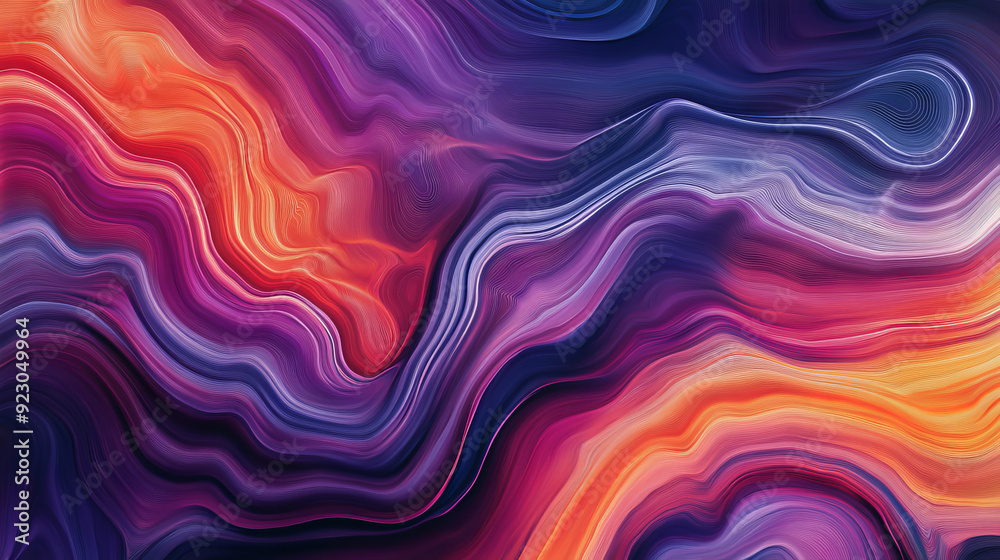 Abstract organic lines as a panoramic wallpaper background illustration. Abstract organic lines as a panoramic wallpaper background illustration.