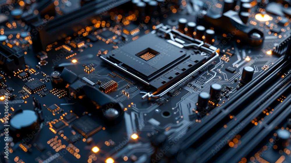 computer motherboard detail with details ,motherboard tiled patteren ,Computer board close-up with red backlight , new computer socket on the motherboard for central processor or cpu computer motherboard detail with details ,motherboard tiled patteren ,Computer board close-up with red backlight , new computer socket on the motherboard for central processor or cpu