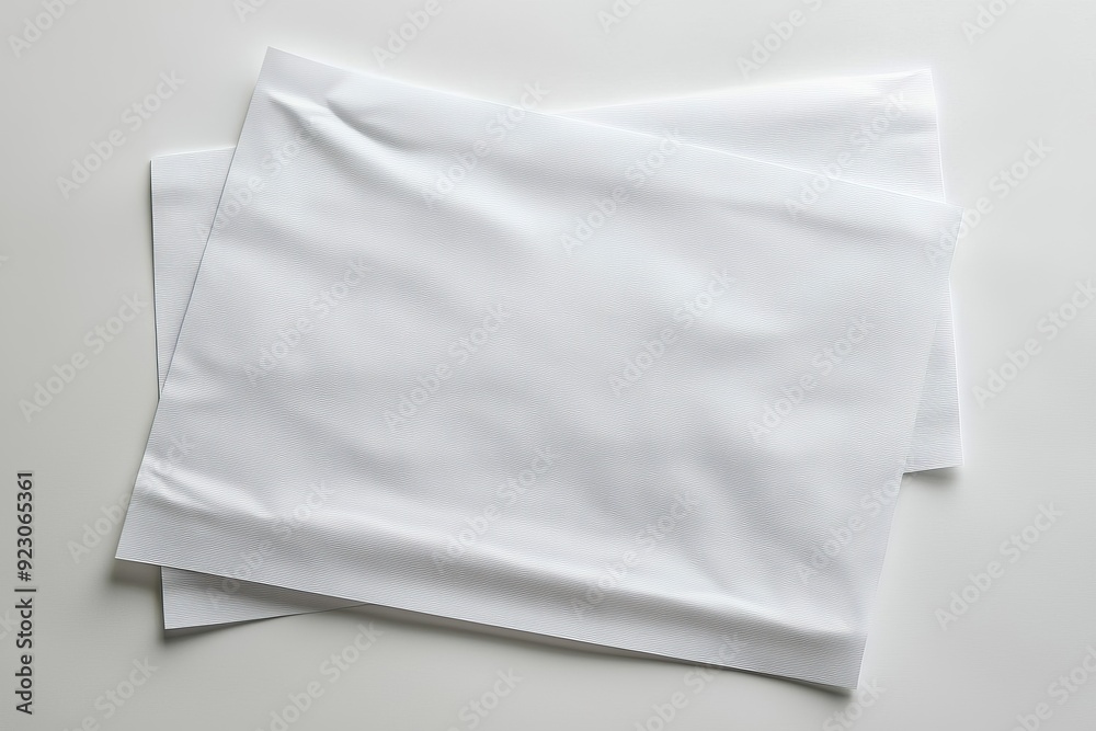 Blank A4 Paper Mockup on Isolated Background created with Generative AI