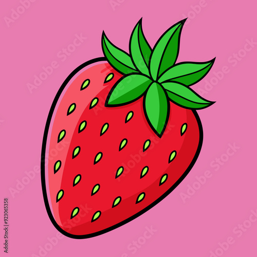 strawberry vector illustration