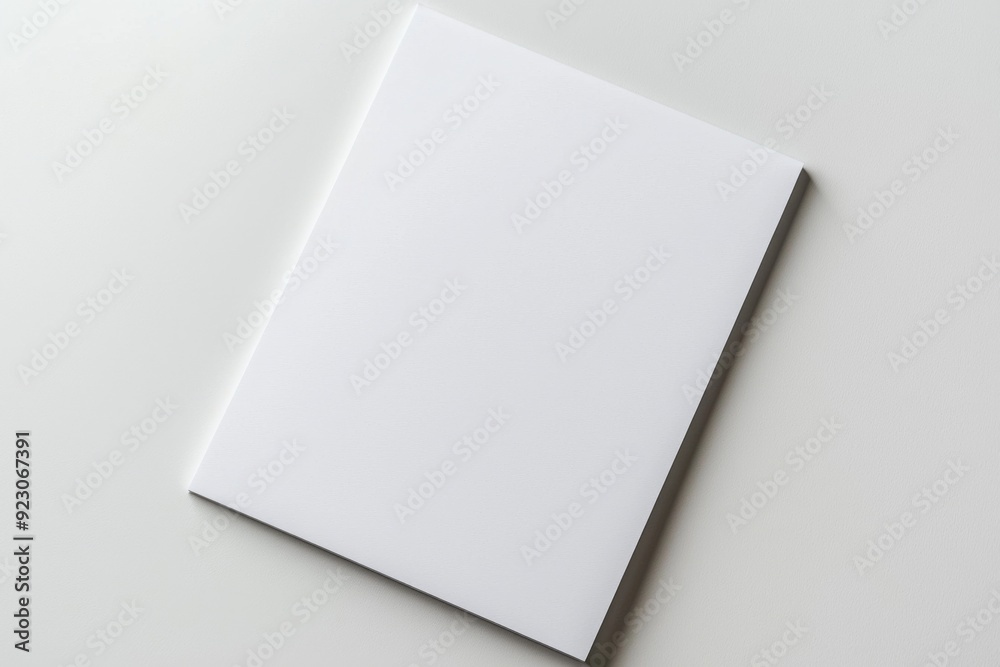 Blank A4 Paper Mockup on Isolated Background created with Generative AI Blank A4 Paper Mockup on Isolated Background created with Generative AI