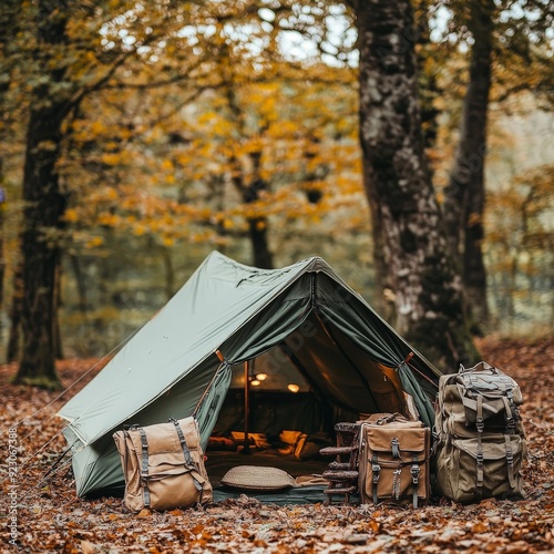 Autumn Camping Adventure with Essential Outdoor Gear